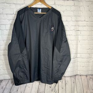 JMU James Madison University Dukes Windbreaker Vneck Pullover size 2XL NCAA